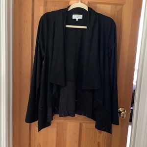 Black Swan clothing faux suede moto blazer